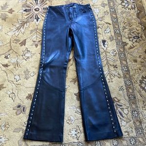 Butter Soft Harley Davidson Studded Leather Pants